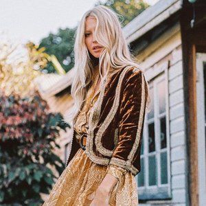 Chasing Unicorns California sunset cropped jacket, XS